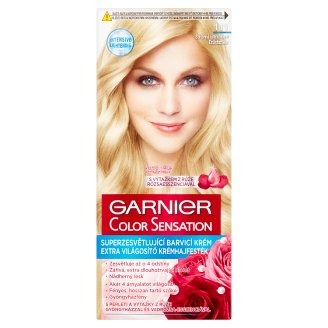 Garnier Color Sensation Superzesvětlující barvící krém stříbrná ultrablond 111