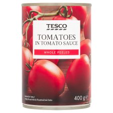 Tesco Peeled Tomatoes in Tomato Sauce 400g