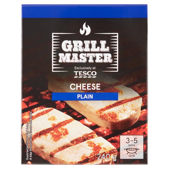 Tesco Grill Přírodní plnotučný sýr 240g