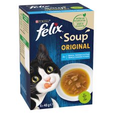 FELIX Soup Original with Cod, Flounder, Tuna 6 x 48g