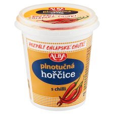 Alba Plnotučná hořčice s chilli 200g