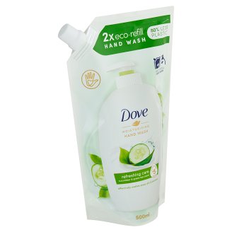 Dove Okurka a zelený čaj Tekuté mýdlo náhradní náplň 500ml
