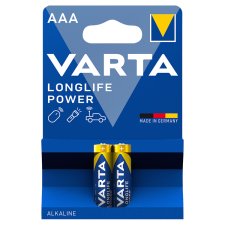 VARTA Longlife Power AAA Alkaline Batteries 2 pcs