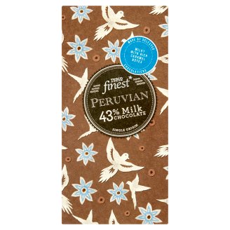 Tesco Finest Peruvian 43% mléčná čokoláda 100g