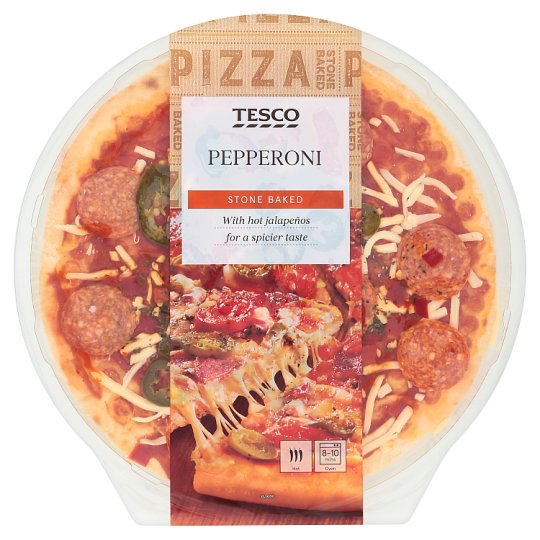 Tesco Pepperoni pizza 388g