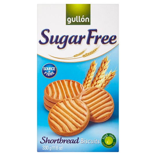 Gullón Shortbread sušenky bez cukru, se sladidly 330g