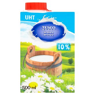Tesco Smetana 10 % 500ml