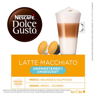 NESCAFÉ Dolce Gusto Latte Macchiato Unsweet 168g