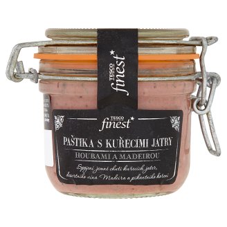 Tesco Finest Paštika s kuřecími játry houbami a madeirou 200g