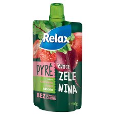 Relax Puree Apple Beetroot Strawberry 100g