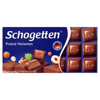 Schogetten Nugát mléčná čokoláda 100g