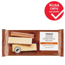 Tesco Wafers with Cocoa Filling 180g