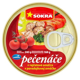 Sokra Pečenáče v rajčatové omáčce 240g