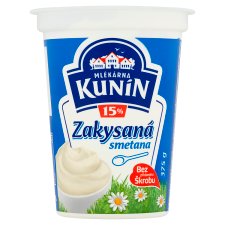 Mlékárna Kunín Sour Cream 15% 375g
