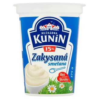 Mlékárna Kunín Zakysaná smetana krémovitá 375g
