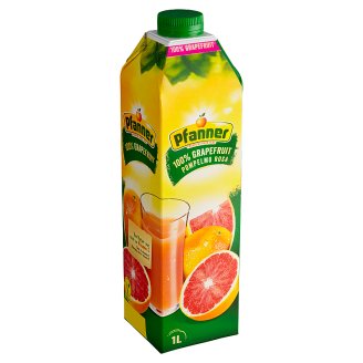 Pfanner 100% šťáva z růžového grapefruitu 1l