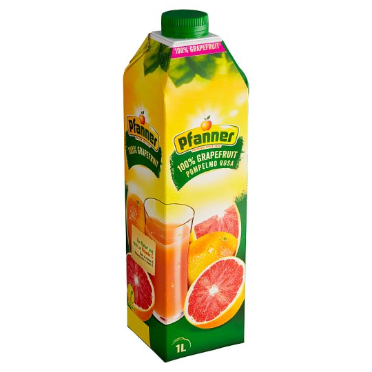 Pfanner 100 Juice Pink Grapefruit 1L Tesco Groceries