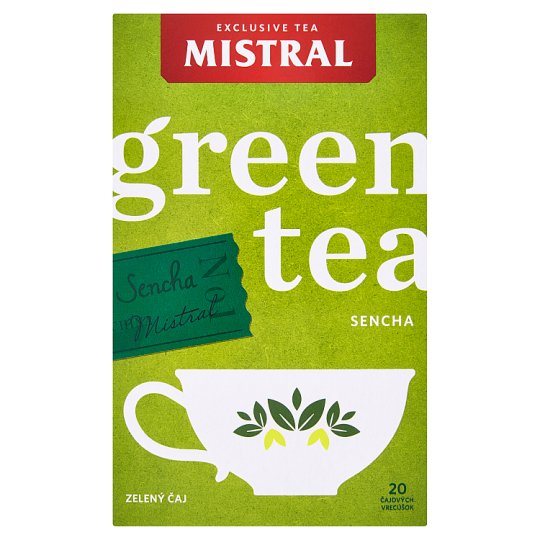 Mistral Zelený čaj Sencha 20 x 1,5g