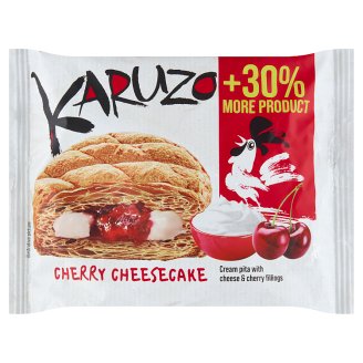 The Bakers Karuzo Pita z listového těsta s cheesecake-třešňovou náplní 62g