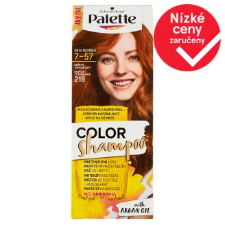 Schwarzkopf Palette Color Shampoo barva na vlasy Zářivě Jantarový 218