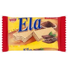 Sedita Ela Wafers with Creamy Cocoa Filling with Chocolate and Fructose 40g