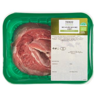 Tesco Organic Bio hovězí bok bez kosti