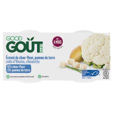 Good Gout Treska pestrá s květákem a brambůrky 2 x 190g