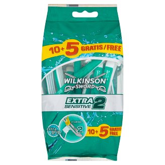 Wilkinson Sword Extra2 Sensitive jednorázový holicí strojek se 2 břity 15 ks