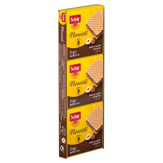 Schär Nocciolí oplatky bez lepku plněné lískooříškovým krémem 63g