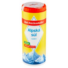 Bad Reichenhaller Alpská sůl s jodem + fluorid + kyselina listová 125g