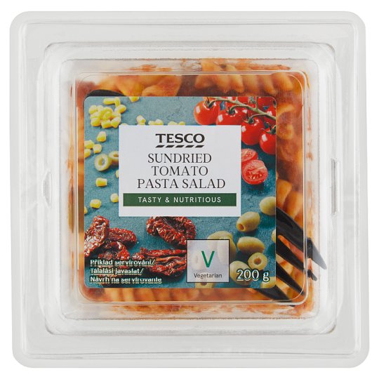 Tesco Těstovinový salát se sušenými rajčaty a olivami 200g