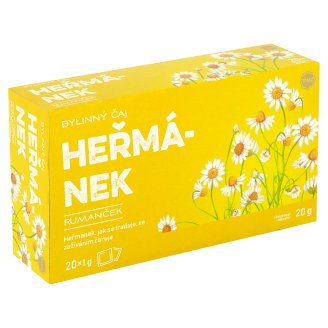 Panda Natur Heřmánek bylinný čaj 20 x 1g