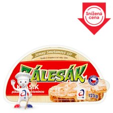 Zálesák Klasik pikantní se zeleninou jemný smetanový sýr 125g