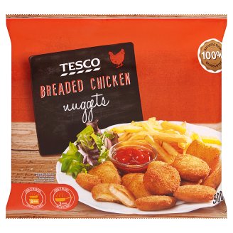 Tesco Tvarované kuřecí kousky 500g