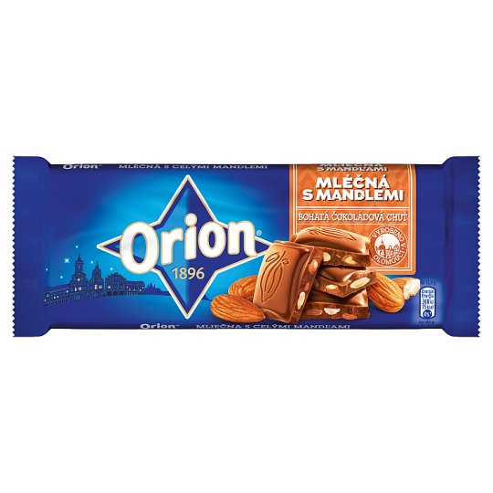 ORION Milk Chocolate with Almonds 90g