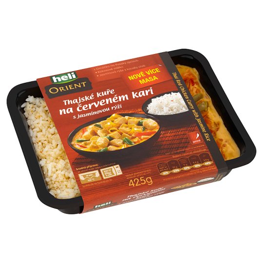 Heli Orient Thajské kuře na červeném kari s jasmínovou rýží 425g