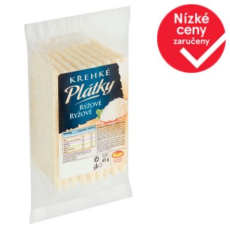 Michelské Pekárny Křehké plátky rýžové 65g