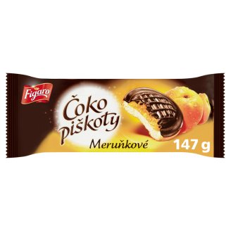 Figaro Čoko Piškoty Meruňkové 147g