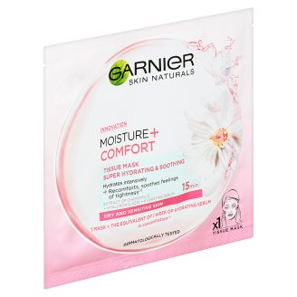 Garnier Skin Naturals Superhydratační zklidňující textilní maska Moisture + Comfort 32g