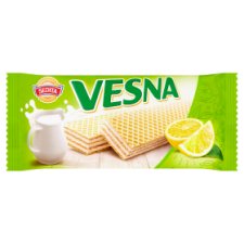 Sedita Vesna Crispy Wafers with Milk - Lemon Cream Filling 50g