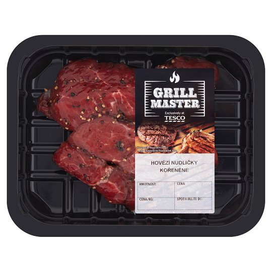 Tesco Grill Master Hovězí nudličky kořeněné 0,250kg
