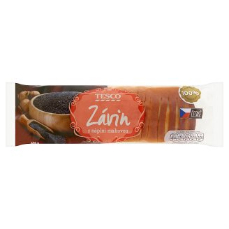 Tesco Závin s náplní makovou 400g