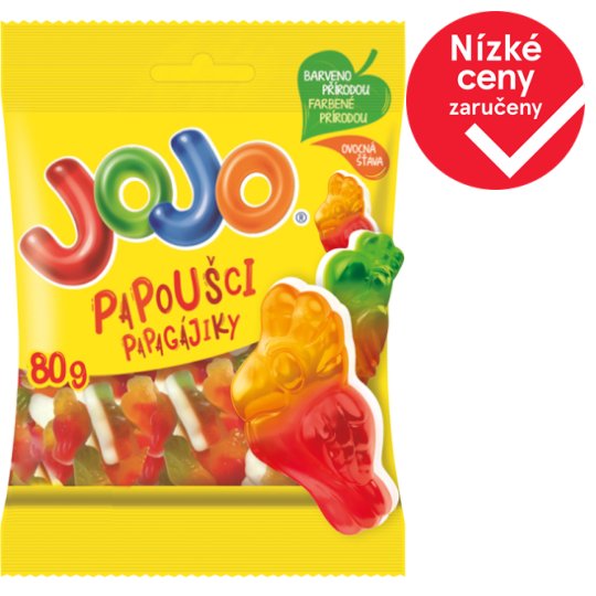JOJO Papoušci 80g