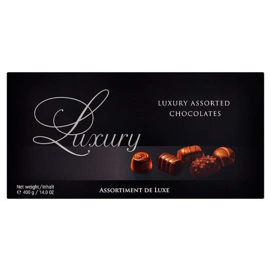 Luxury Směs plněných bonbonů z hořké a mléčné čokolády 400g