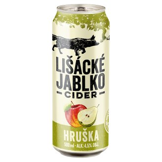 Lišácké jablko cider hruška 500ml
