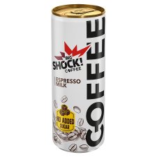 Big Shock! Coffee Espresso Milk No Added Sugar 250ml