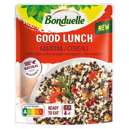 Bonduelle Good Lunch Lentils, Bulgur, Grilled Red Peppers and Eggplants