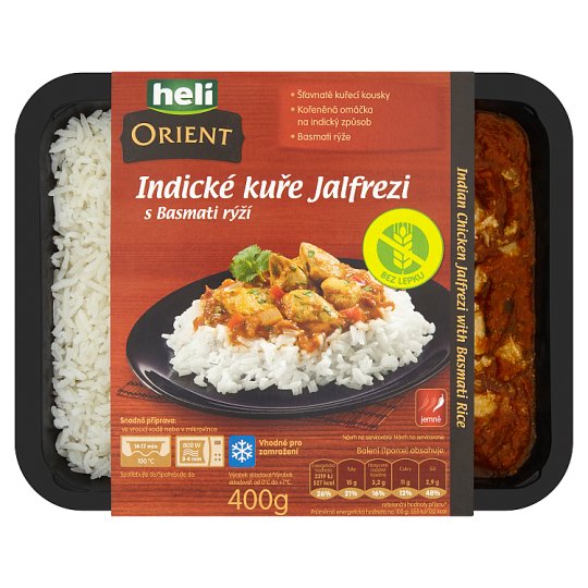 Heli Orient Indické kuře Jalfrezi s Basmati rýží 400g