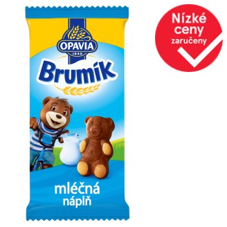 Opavia Brumík Jemné pečivo s mléčnou náplní 30g