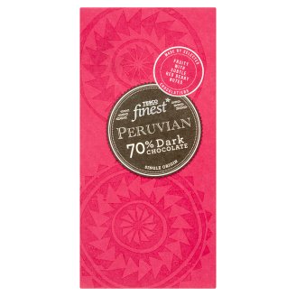 Tesco Finest Peruvian 70% hořká čokoláda 100g